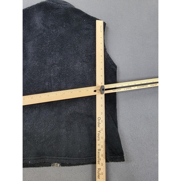 Patagonia Fleece Vest Womens Small Black Regulator R Series Made in USA Full Zip - Picture 9 of 11